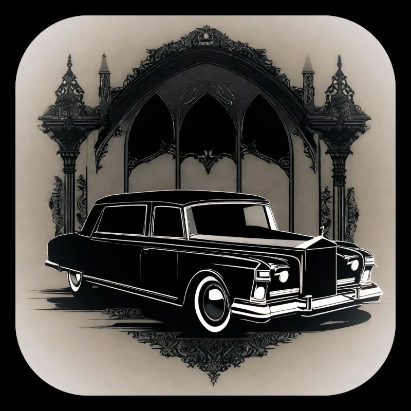 Cooler Oldtimer Leichenwagen