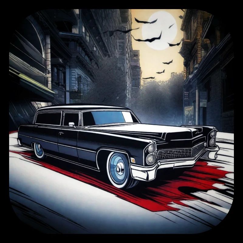 Cooler Oldtimer Leichenwagen