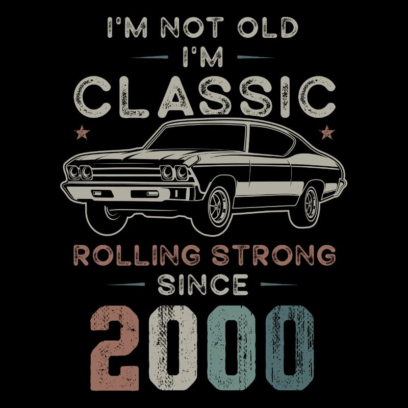 Geboren 2000 Geburtstag Oldtimer