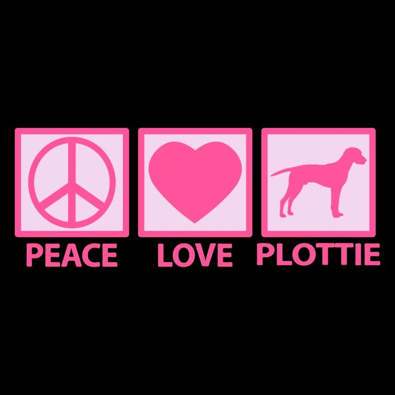 Plott Hound Plotthound Mom Mama Pink Peace Love