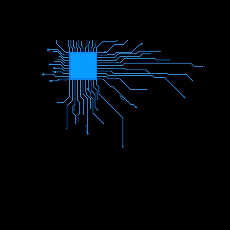 platine blau computer pc Admin Core cpu Nerd code