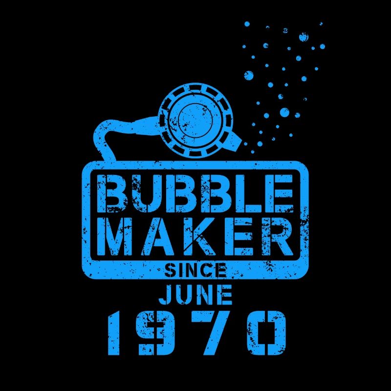 Taucher Geburtstag Bubblemaker seit Juni 1970