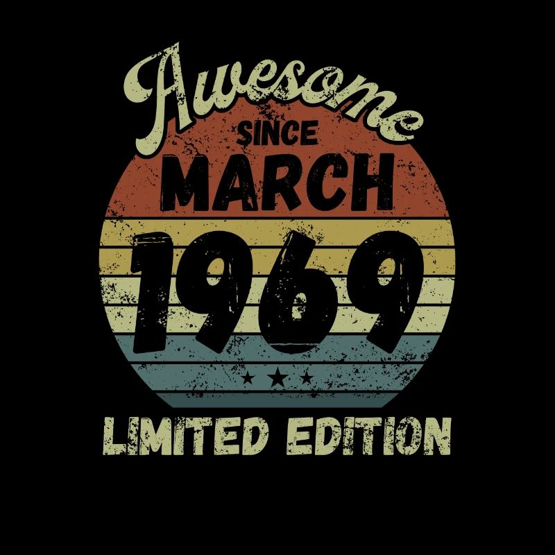 Awesome since March 1969 - Geburtstag