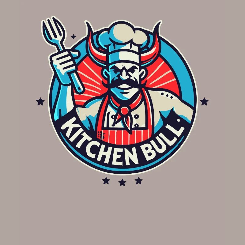 Der Koch ist ein Küchen-Bulle