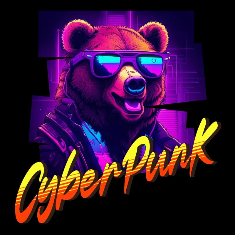 Cyberpunk-Bär