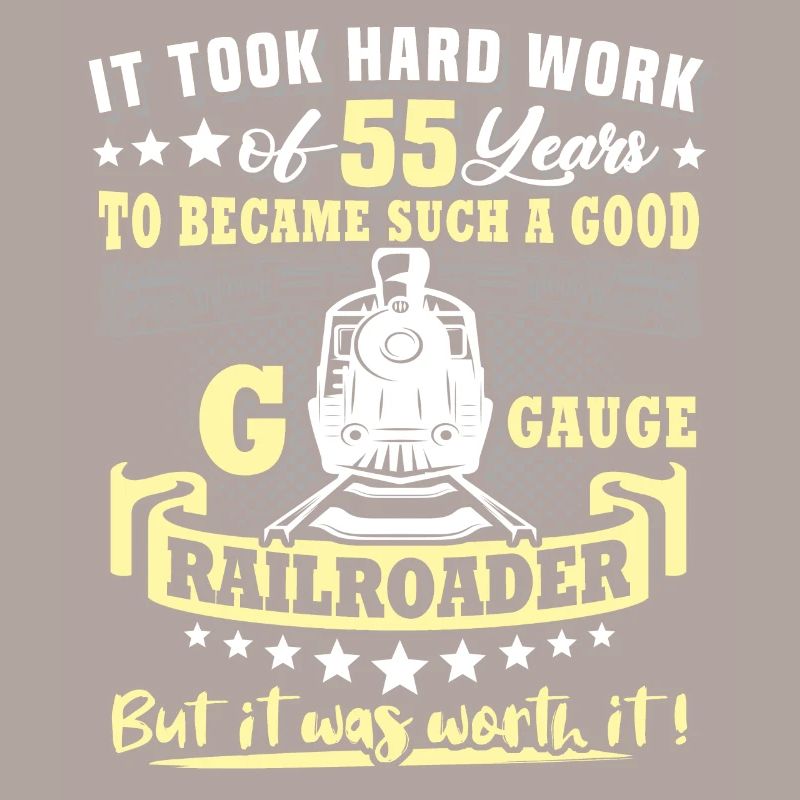 Gartenbahn 55. Geburtstag Garten Eisenbahn Spur G