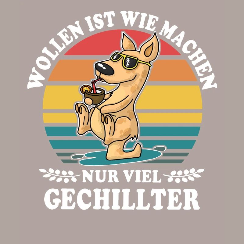 Känguru Chillen Wollen Machen