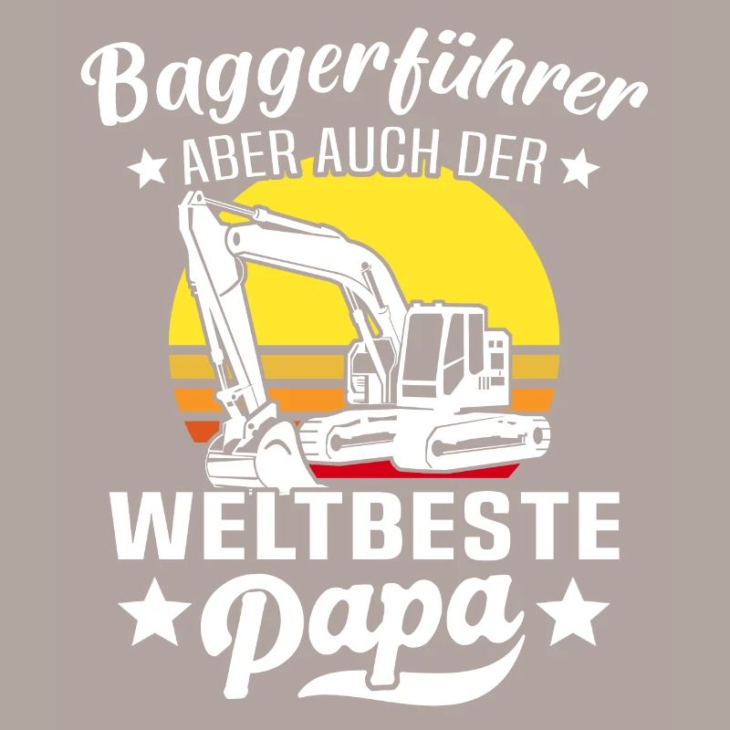 Baggerfahrer Papa Baggerführer