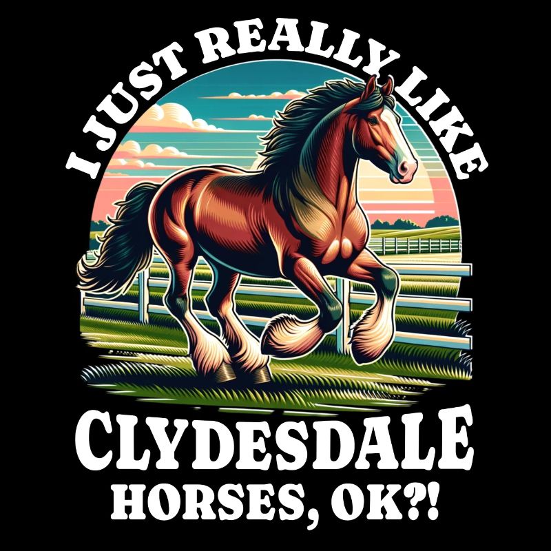 Clydesdale Pferd