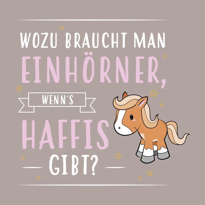 Wozu Einhörner Haflinger