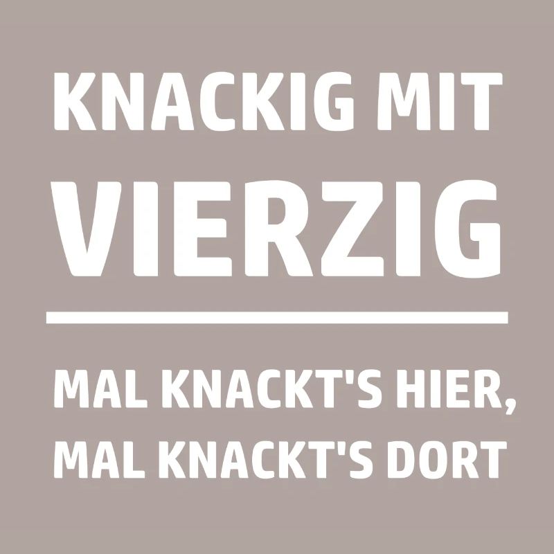 Vierzig Jahre 40. Geburtstag