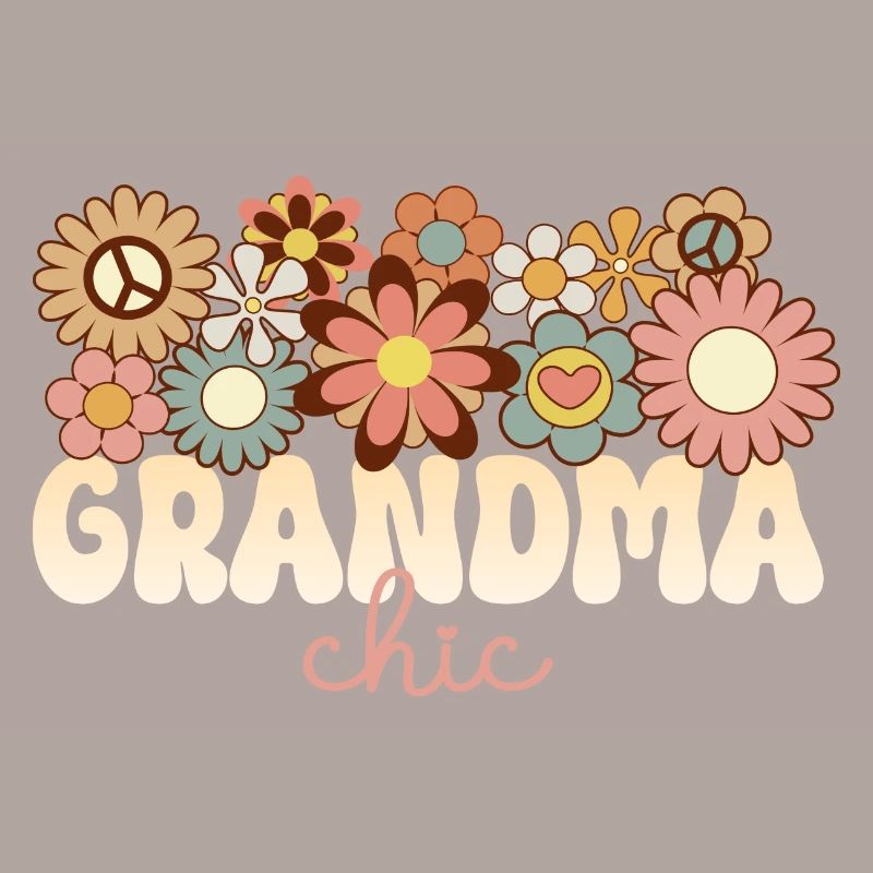 Retro Boho 1970 Mami Formidable Mamie Chic
