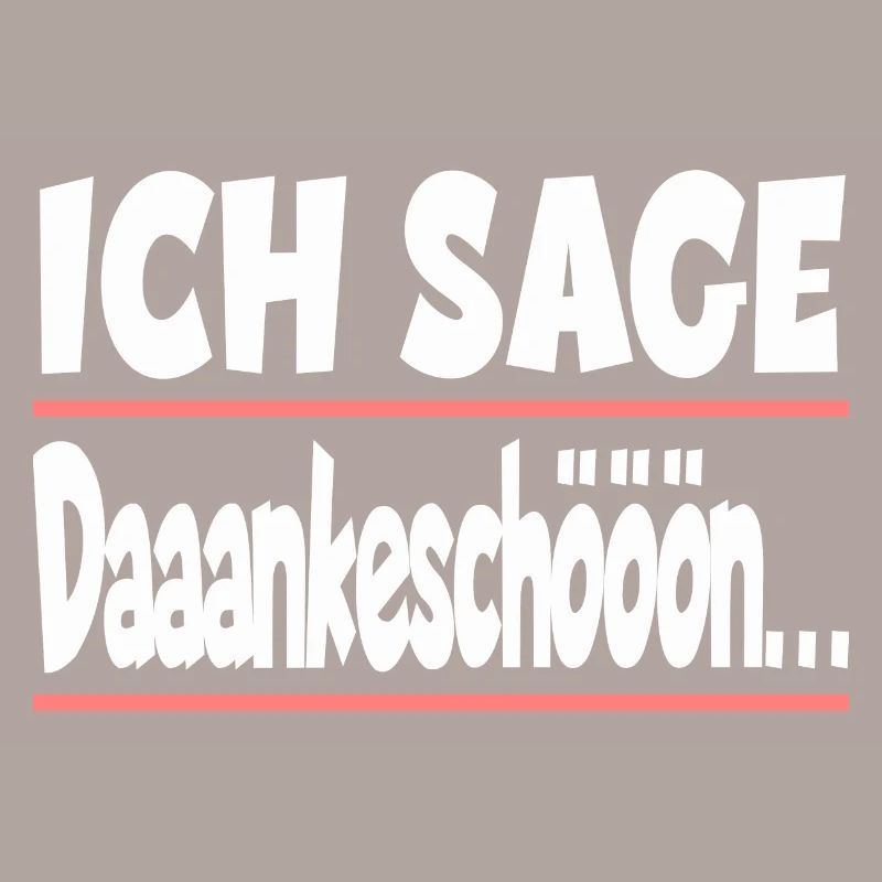 Ich sage Dankeschön für einen Kollege oder
