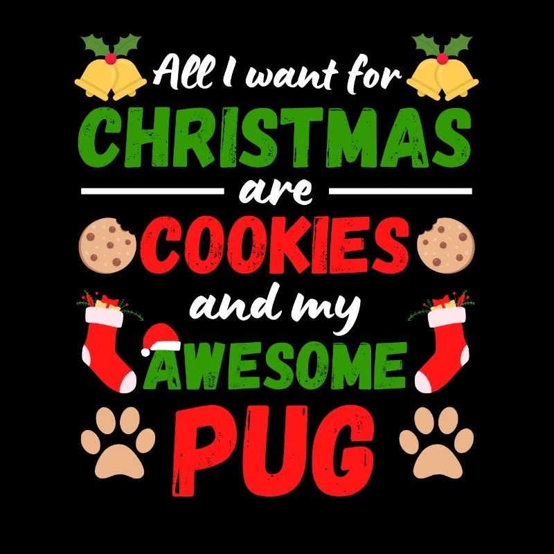 Weihnachten Mops Kekse