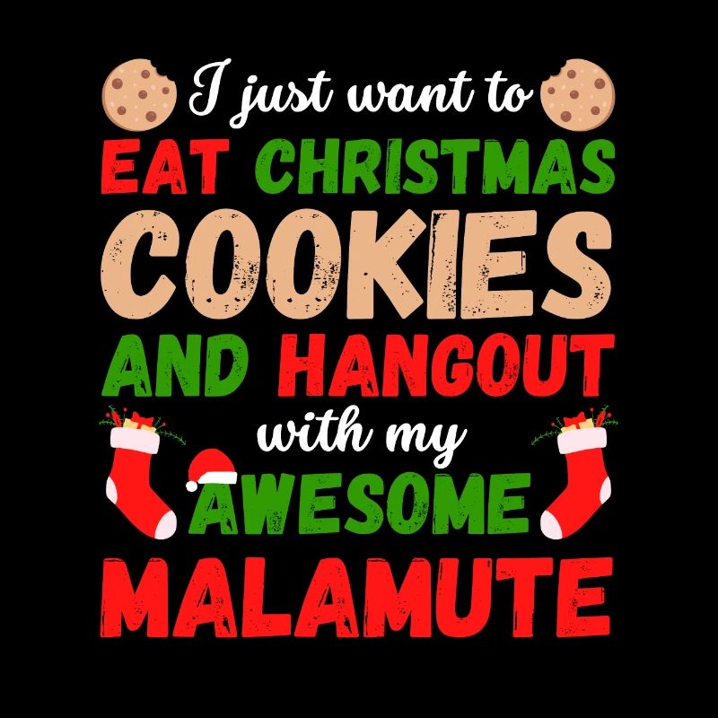 Biscuits Malamute de Noël