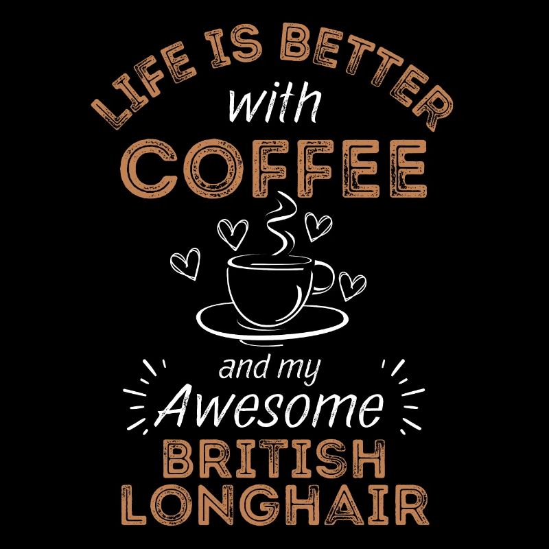 Café british Longhair Cat