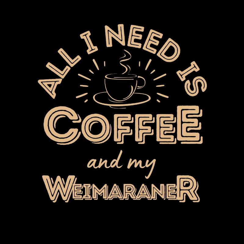 Weimaraner Coffee Dog Cafe