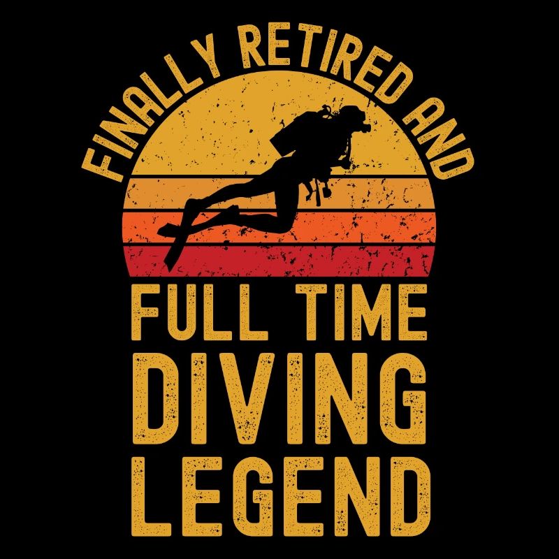 Diving pension retro vintage