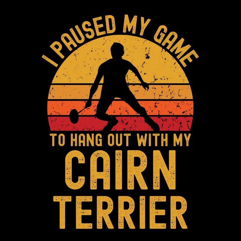 Badminton et Cairn Terrier