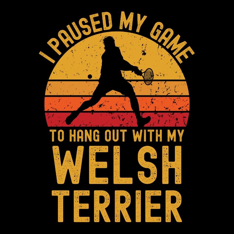 Tennis et Welsh Terriers