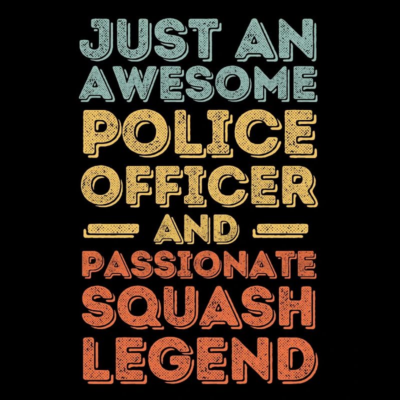 Policier Squash rétro