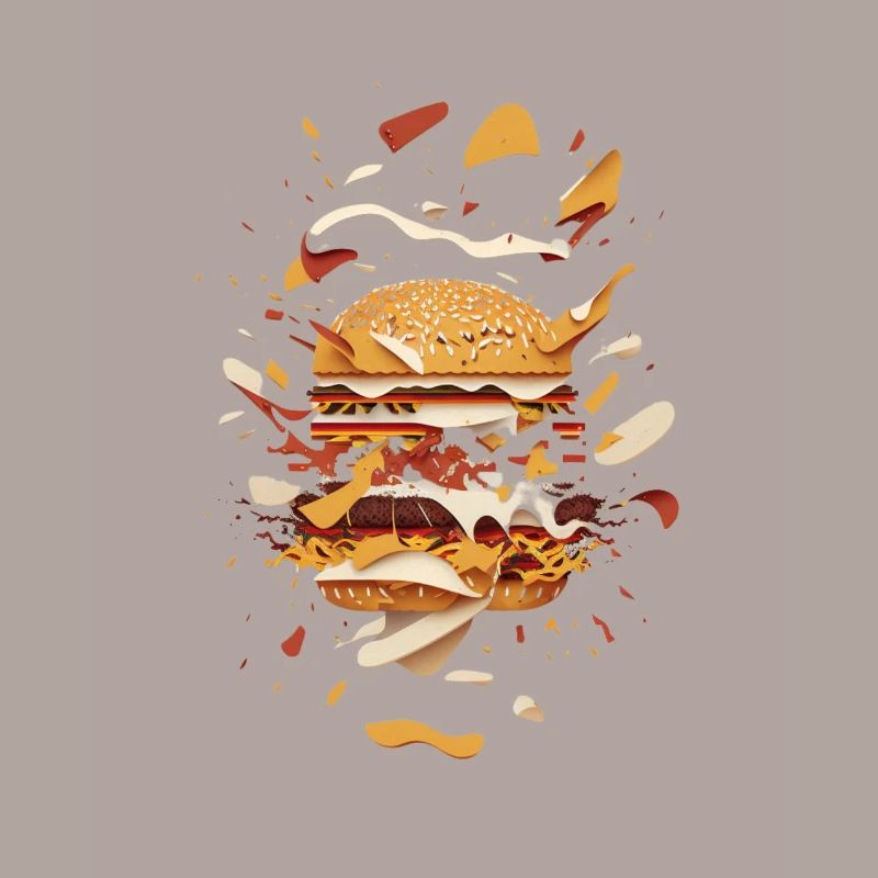 Burger Exploded | Deconstructed Burger