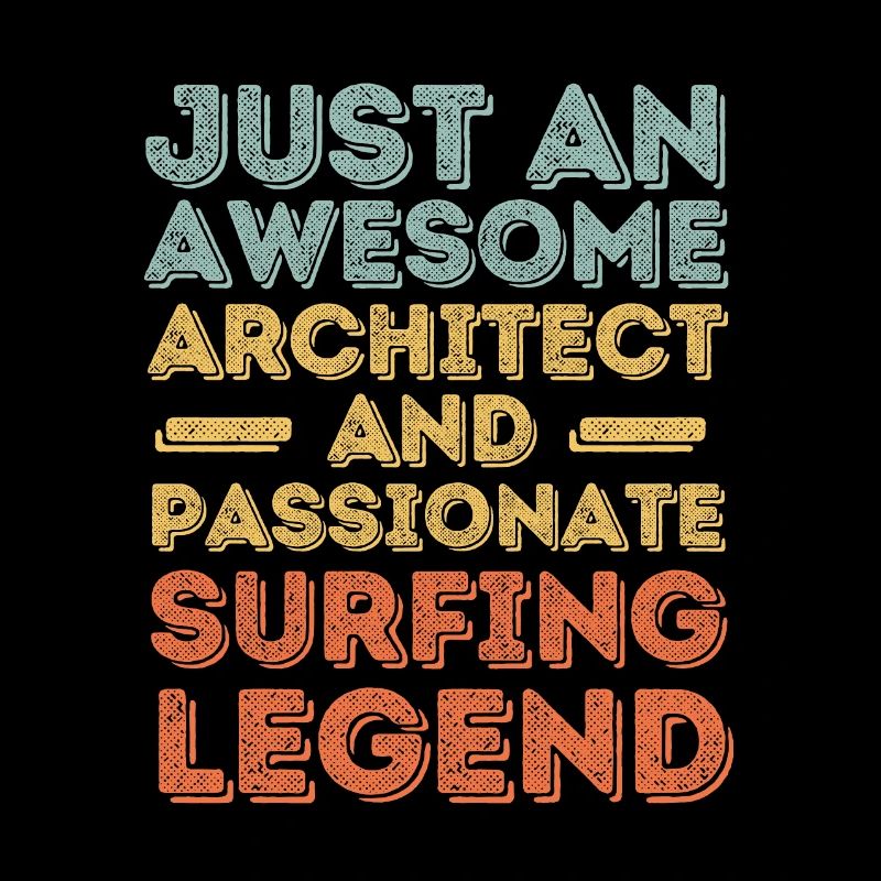 Architecte Surf rétro
