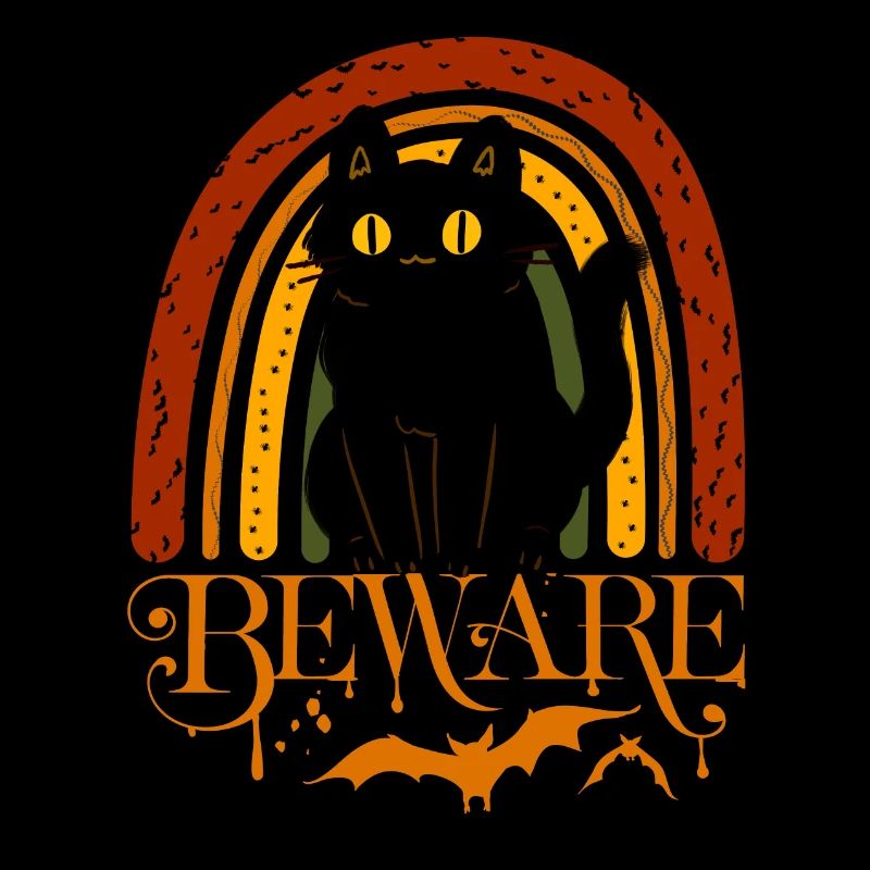 Chat d’Halloween pour Halloween