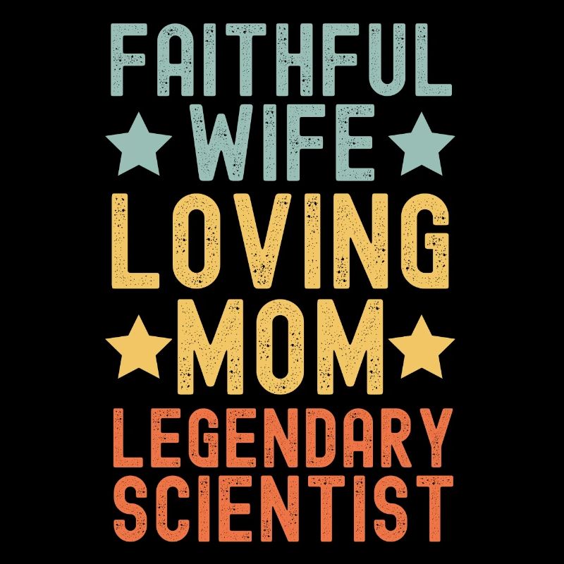 Femme Mère Scientifique Rétro