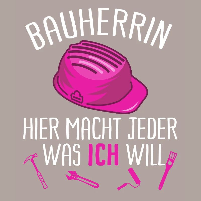Bauherrin Lustiger Spruch Geschenk Geschenkidee