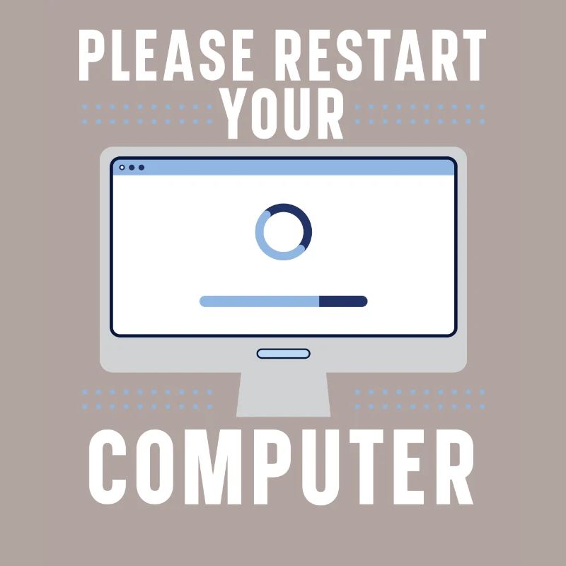 Please Restart Your Computer Coding Tech Support