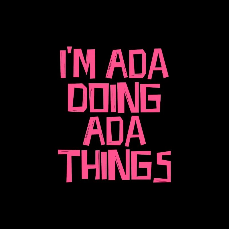 I'm Ada doing Ada things