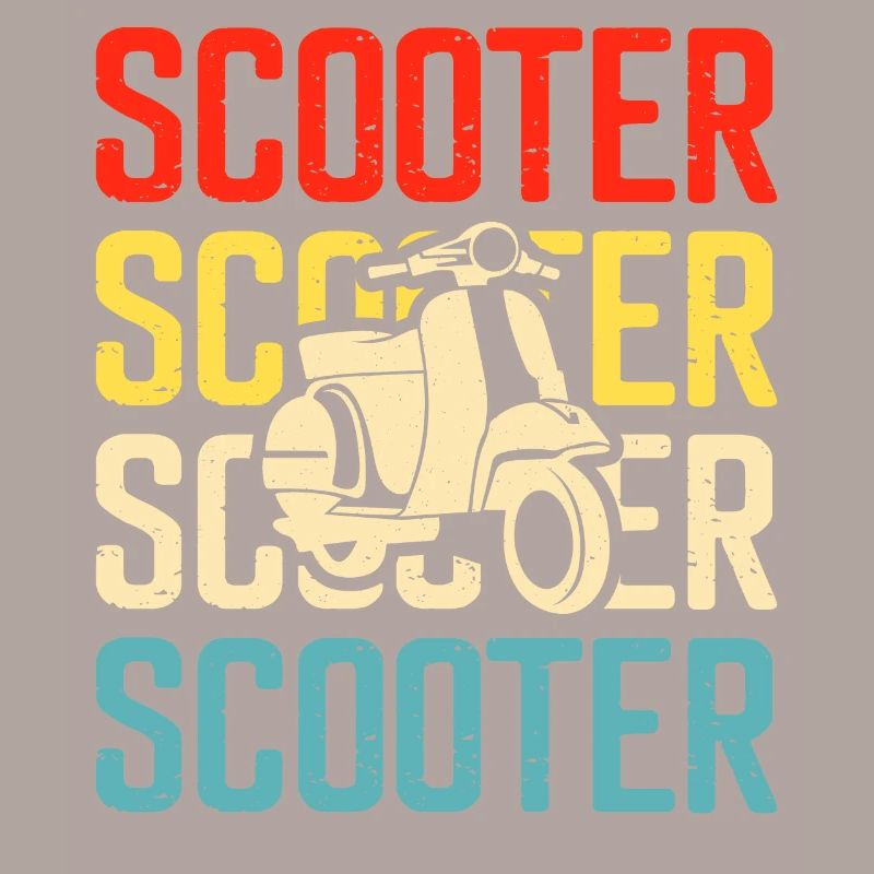 Roller Rollerfahrer Motorroller