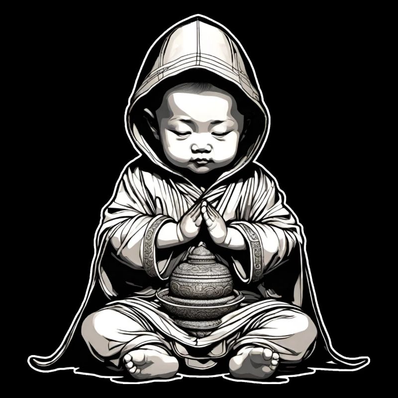 Mignon bébé Bouddha