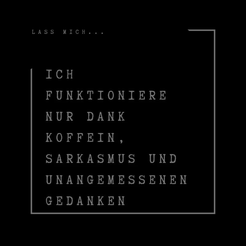 Ich funktioniere...
