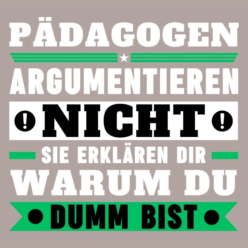 Educators don’t argue