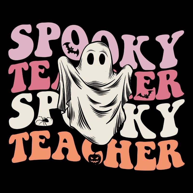 Lehrer Halloween Geist Spooky Teacher