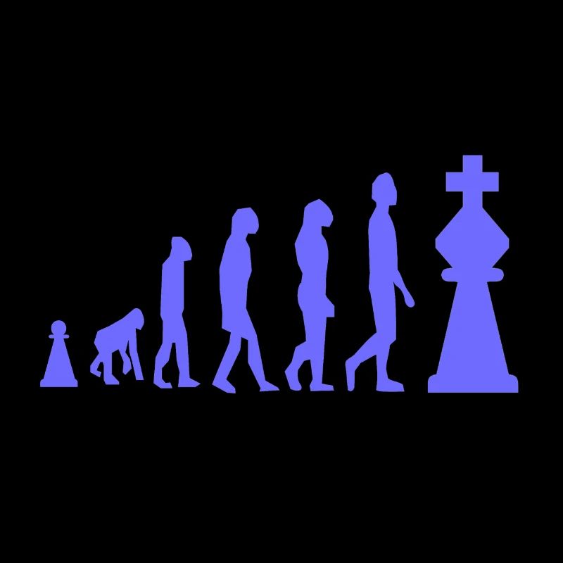 Chess Evolution Échecs Drôle
