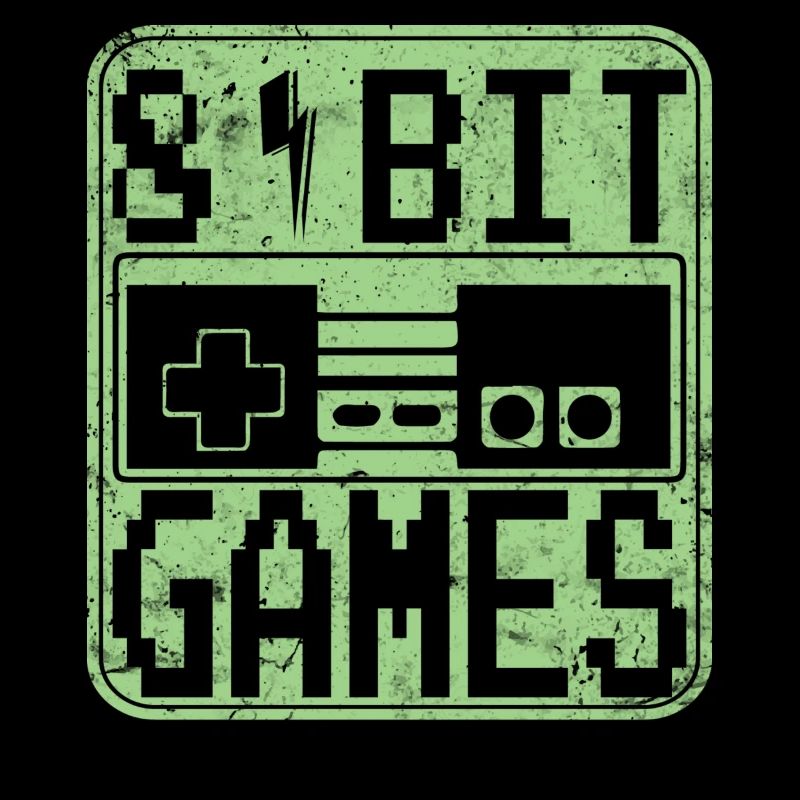 T-shirt de jeu rétro des années 80 8 bits