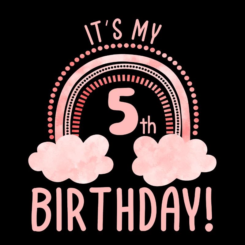 5th Birthday Fifth Birthday Five Years Old