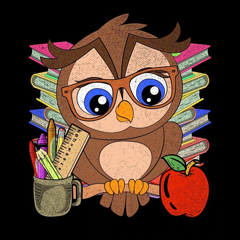 Inscription Animal Gift École primaire Owl