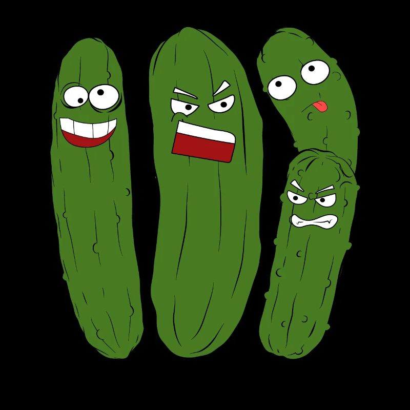 Sour Cucumber Pickle Cadeau Concombre Drôle