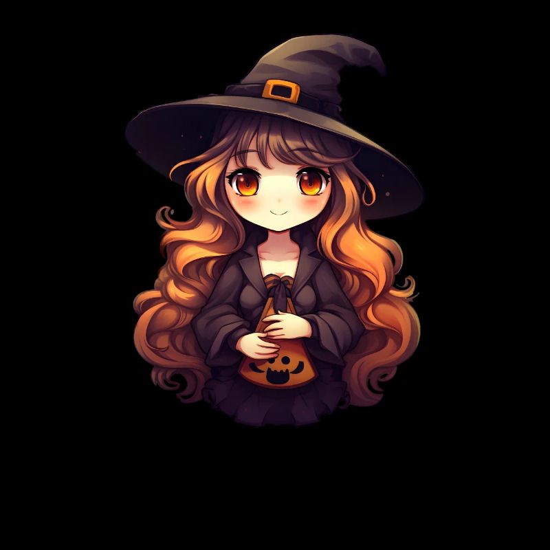 Visage de sorcière d’Halloween