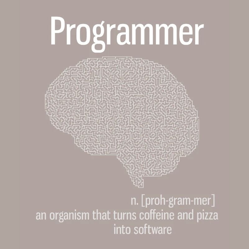 programmer brain pc informatik definition pizza lo