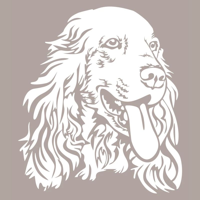 Cocker Spaniel Head "Black Edition"