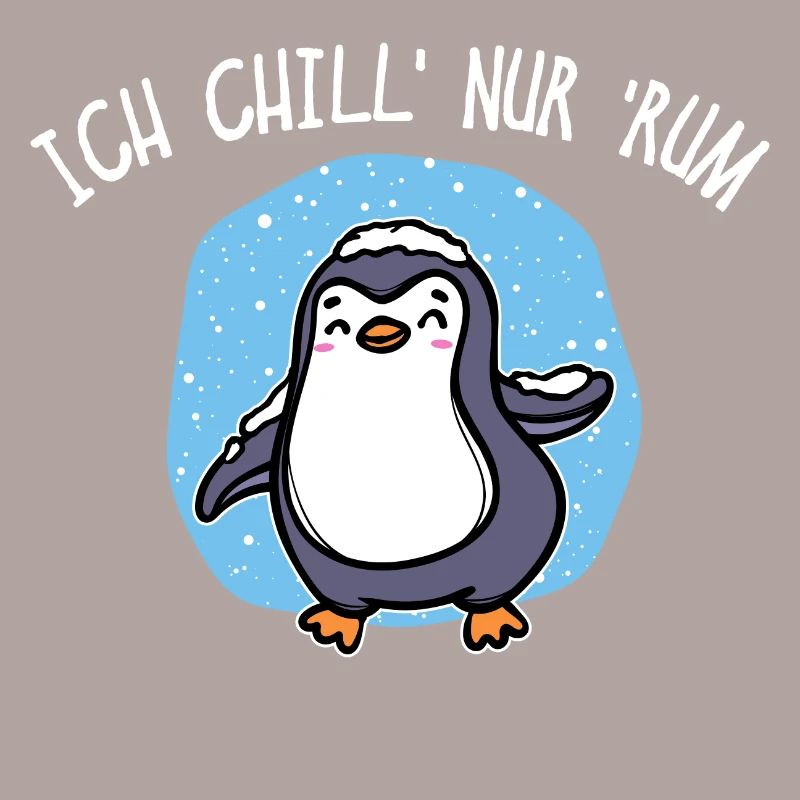 Pinguin Kälte Schnee Statement Tier Vogel Eis