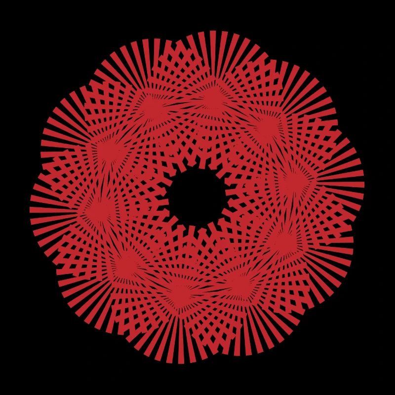 Mandala | Rayons de soleil | Modèle