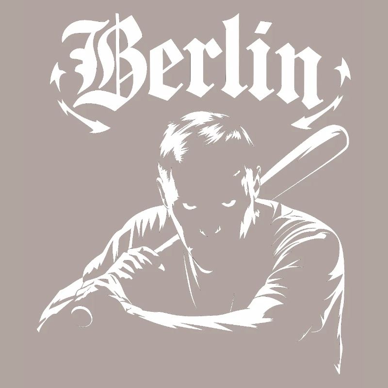 Berlin graphics with shadow effect