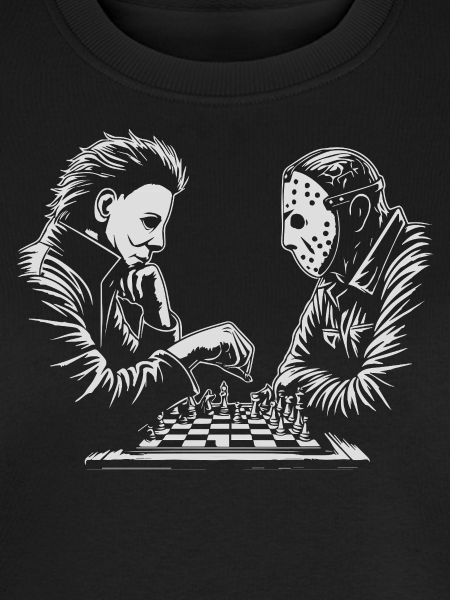 Unheimliches Schachspiel Illustration