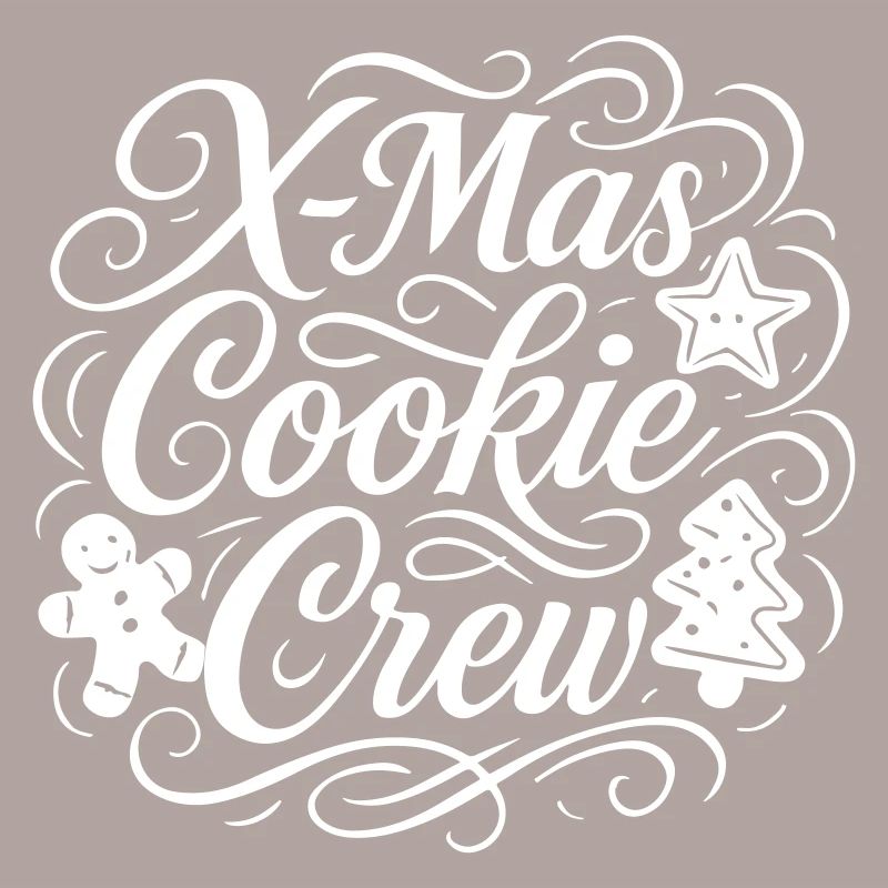 Équipe de Noël de cuisson des biscuits